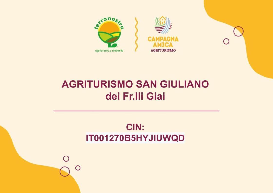 Agriturismo San Giuliano Dei Fratelli Giai 苏萨 外观 照片
